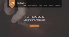 Desktop Screenshot of kirchhoefer.com